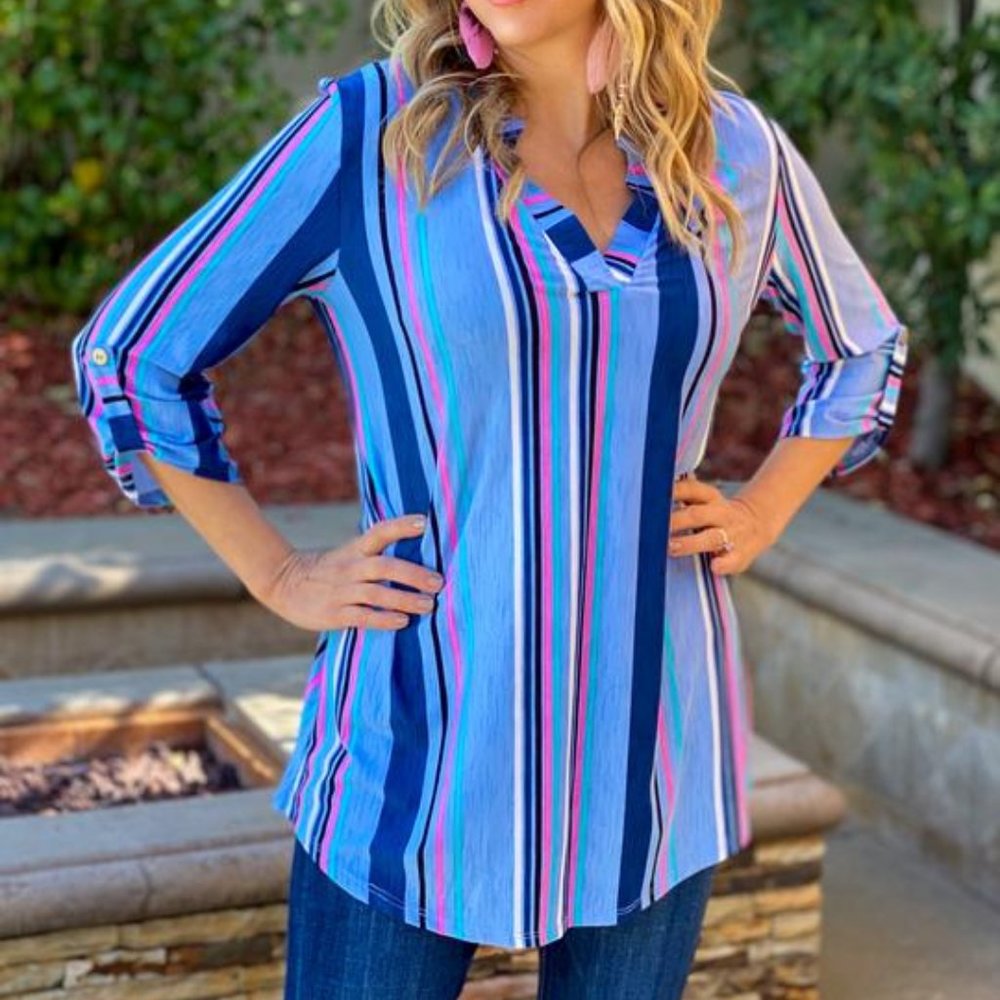 NWT Stripe Tunic